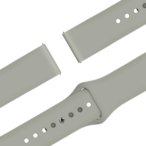 Bandz Withings Steel HR - 36mm sport band 'Easy fit' (lichtgrijs)