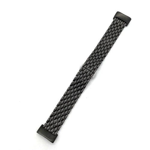 Steel Dragon Strap, black, laid flat, joined, 45° top view