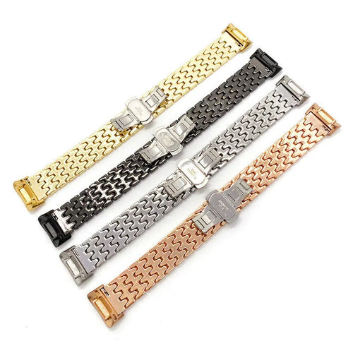 Steel Dragon Strap, black, laid flat, joined, 45° top view