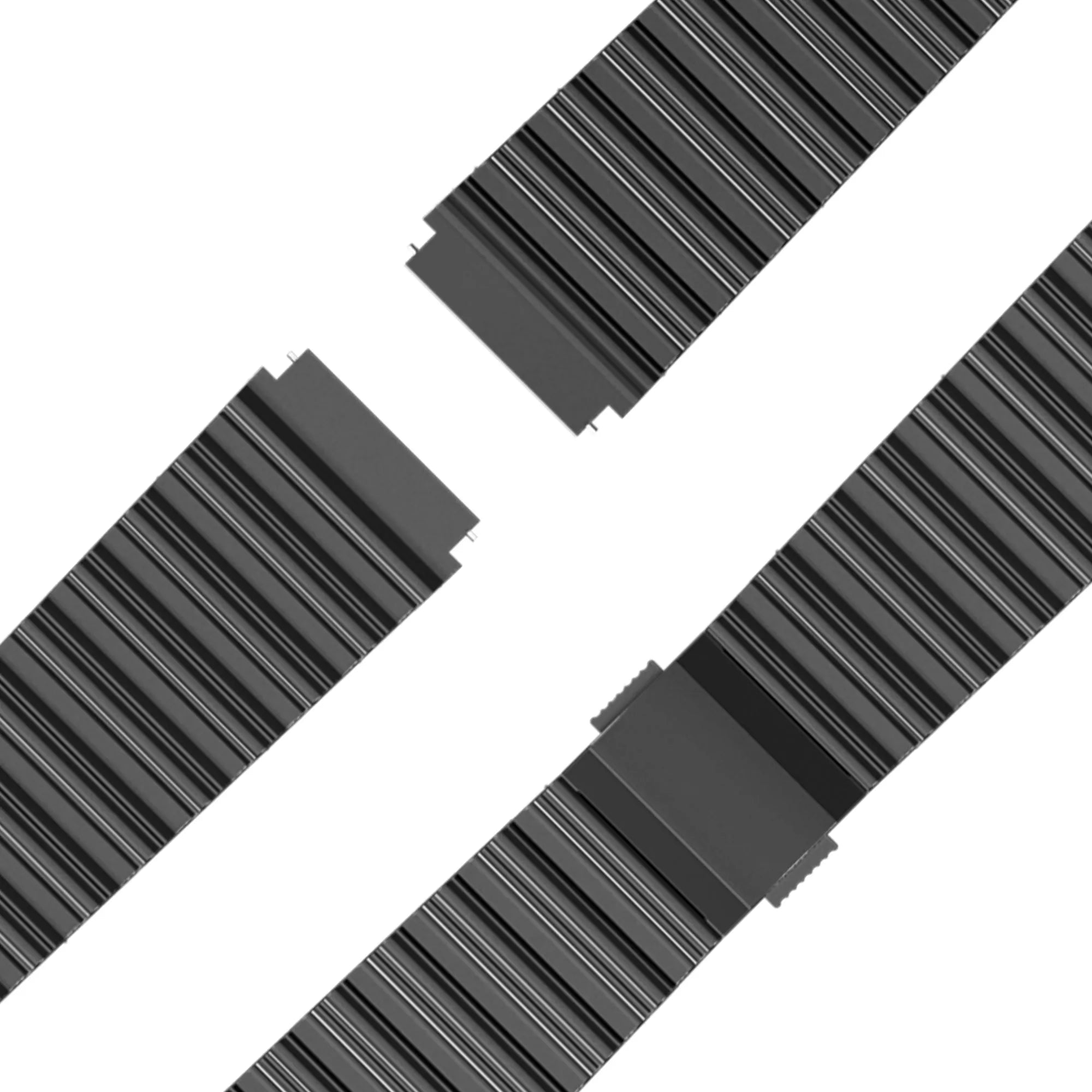 Bandz Polar Grit X premium stalen band 'Ocean' (zwart)