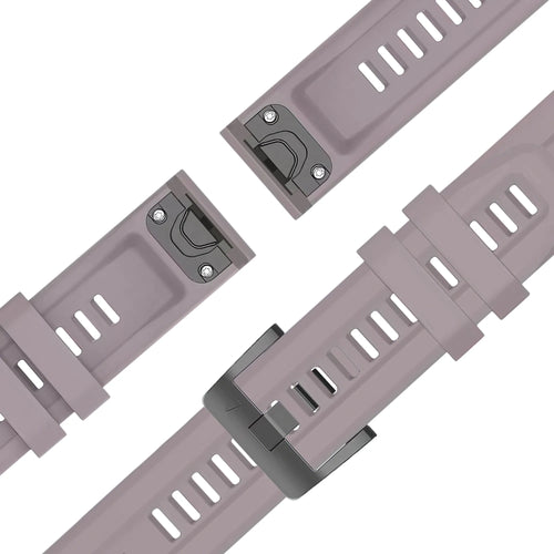 Bandz Garmin D2 Mach 2 - 47mm Silicone Strap 'Classic' (Lavender Grey)