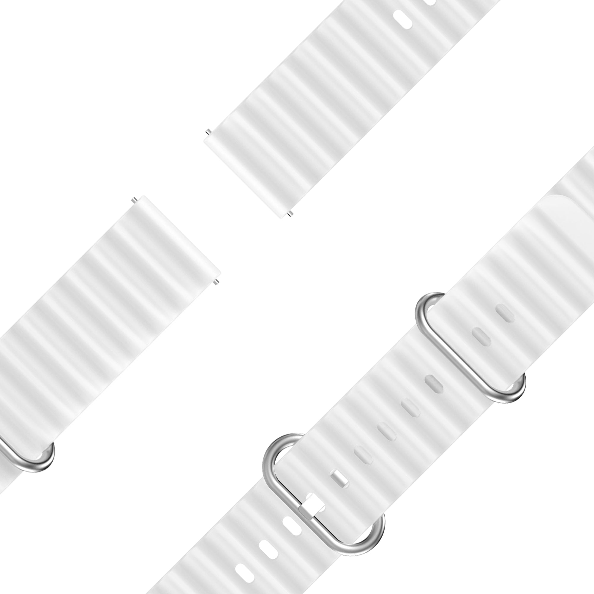 Bandz Garmin Forerunner 245 Ocean Strap 'Classic' (White)