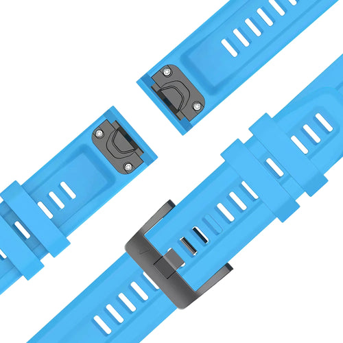 Bandz Garmin D2 Mach 2 - 47mm Silicone Strap 'Classic' (Sky Blue)