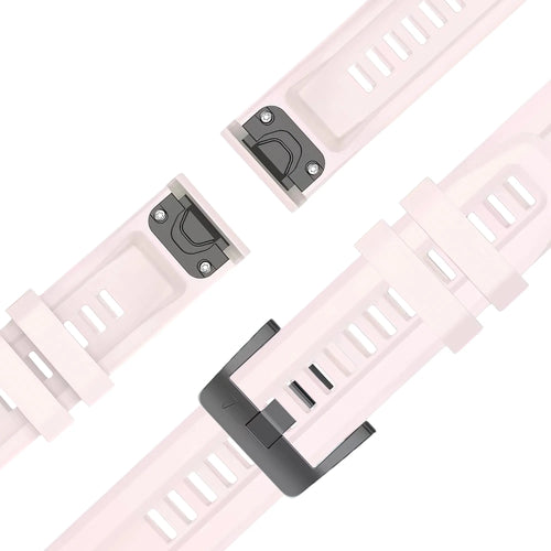 Bandz Garmin Descent Mk2S siliconen band 'Classic' (lichtroze)