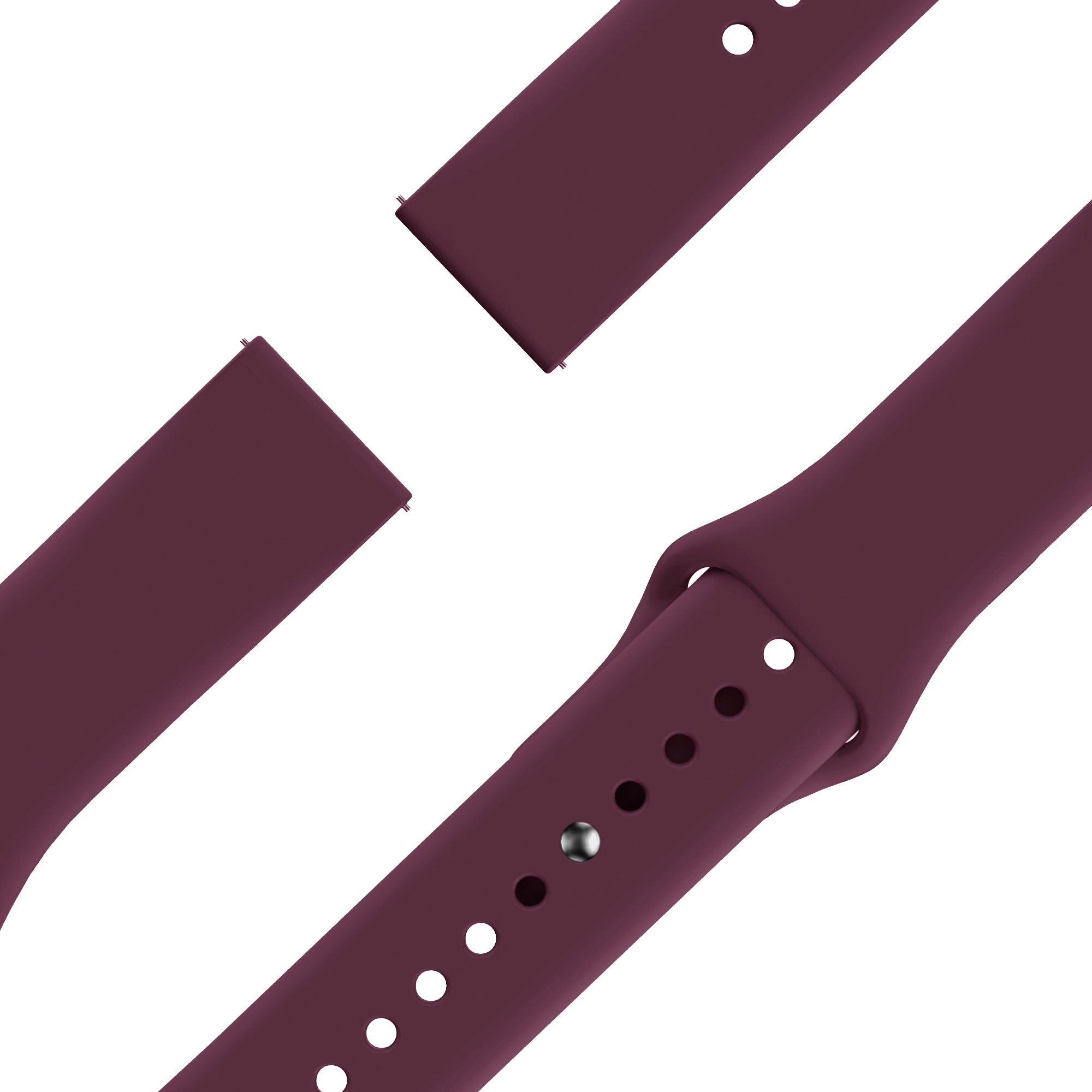 Bandz Garmin Forerunner 255s sport band 'Deluxe' (wijnrood)