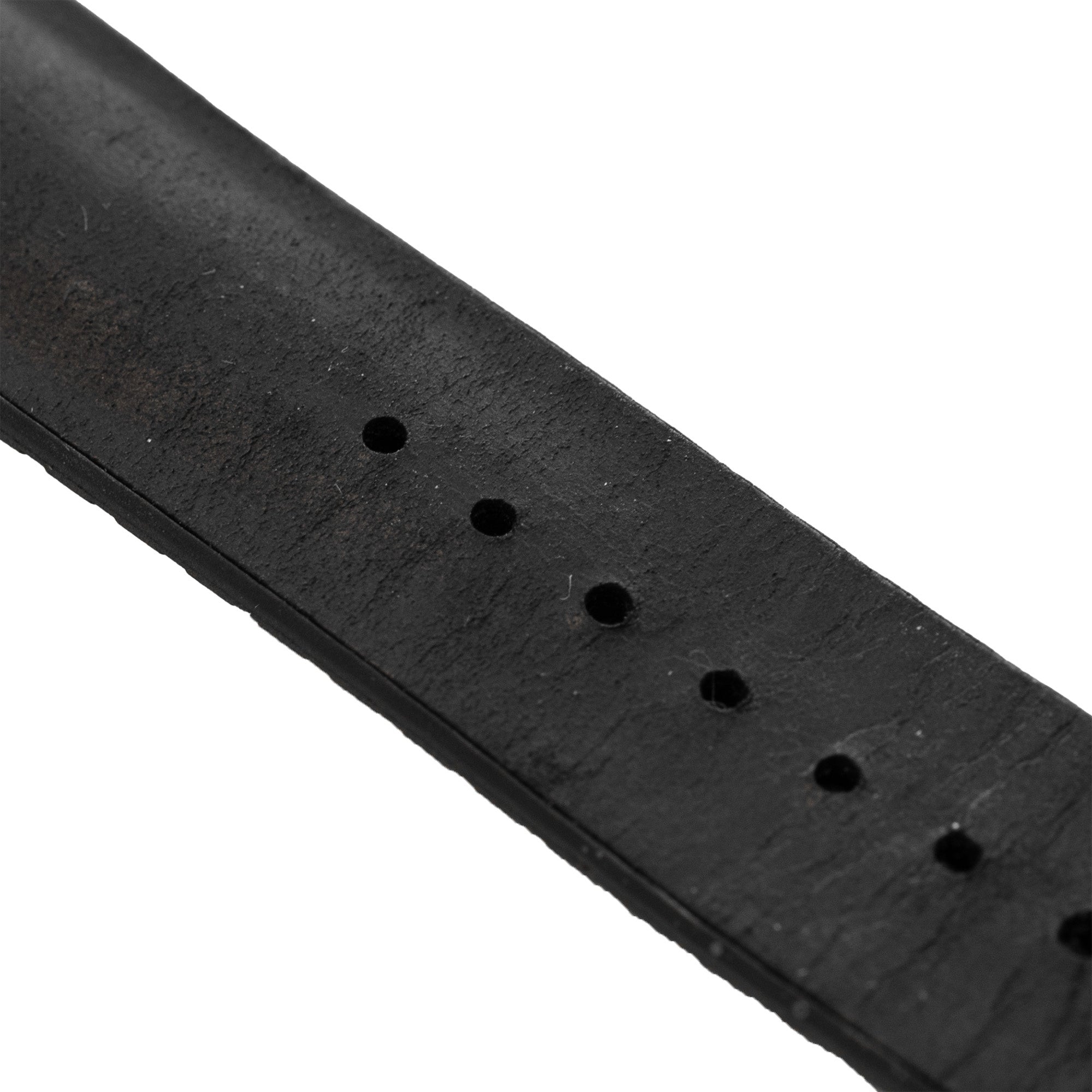 Polar Ignite 2 siliconen / leren bandje  (zwart)