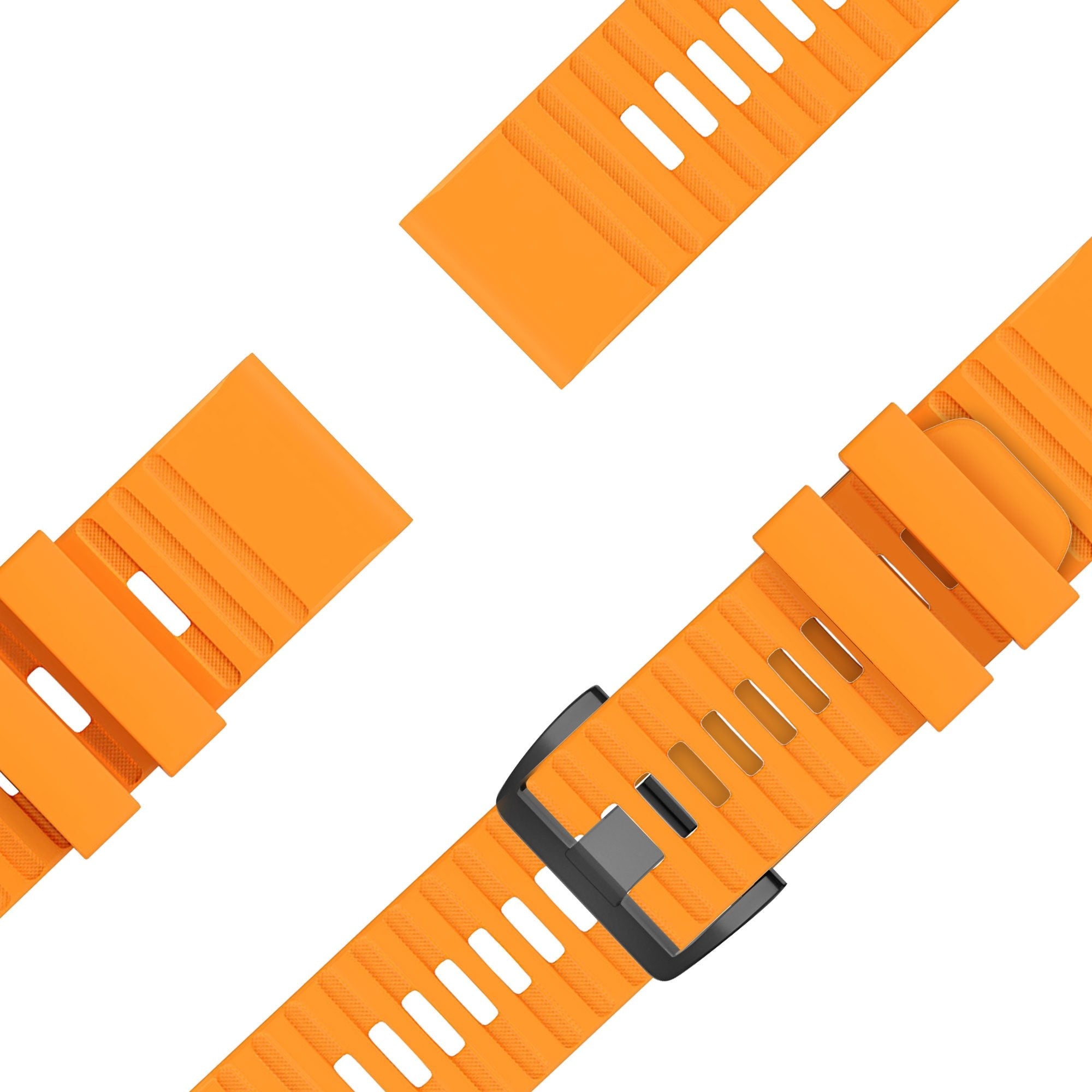 Bandz Garmin Tactix 8 - 51mm siliconen band met gesp (oranje)
