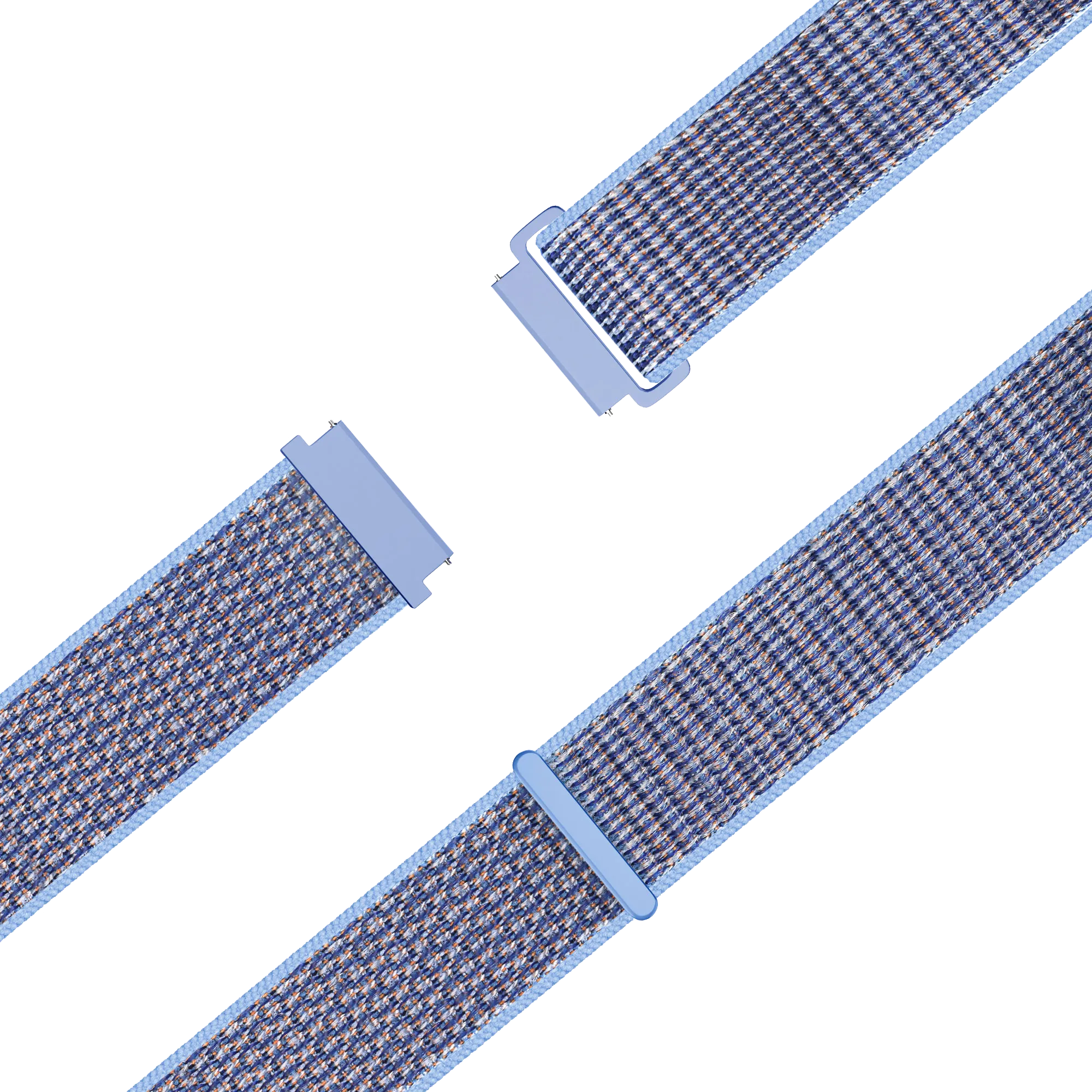 Bandz Garmin Forerunner 70 nylon loop band (azure blauw)