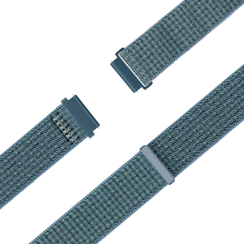 Bandz Garmin Forerunner 265s nylon loop band (groen-grijs)