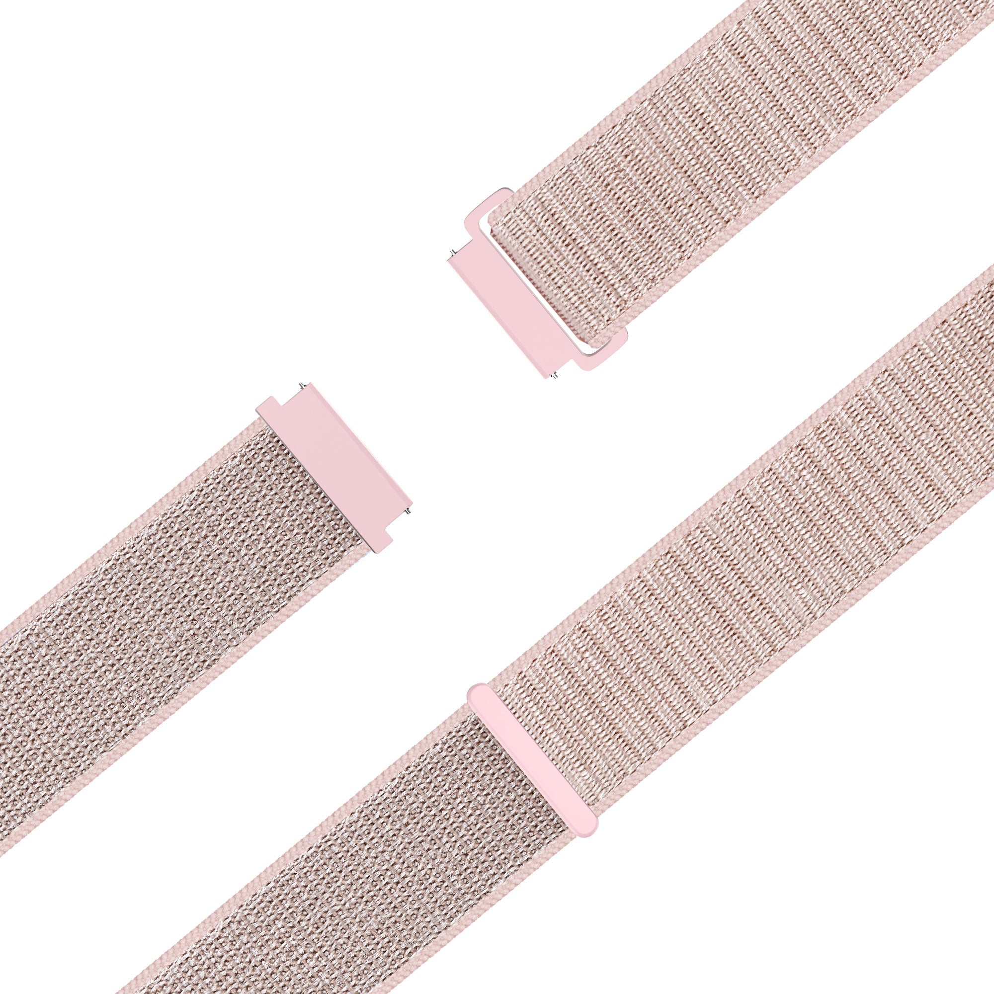 Bandz Garmin Vivomove Trend nylon loop band (rosé goud)