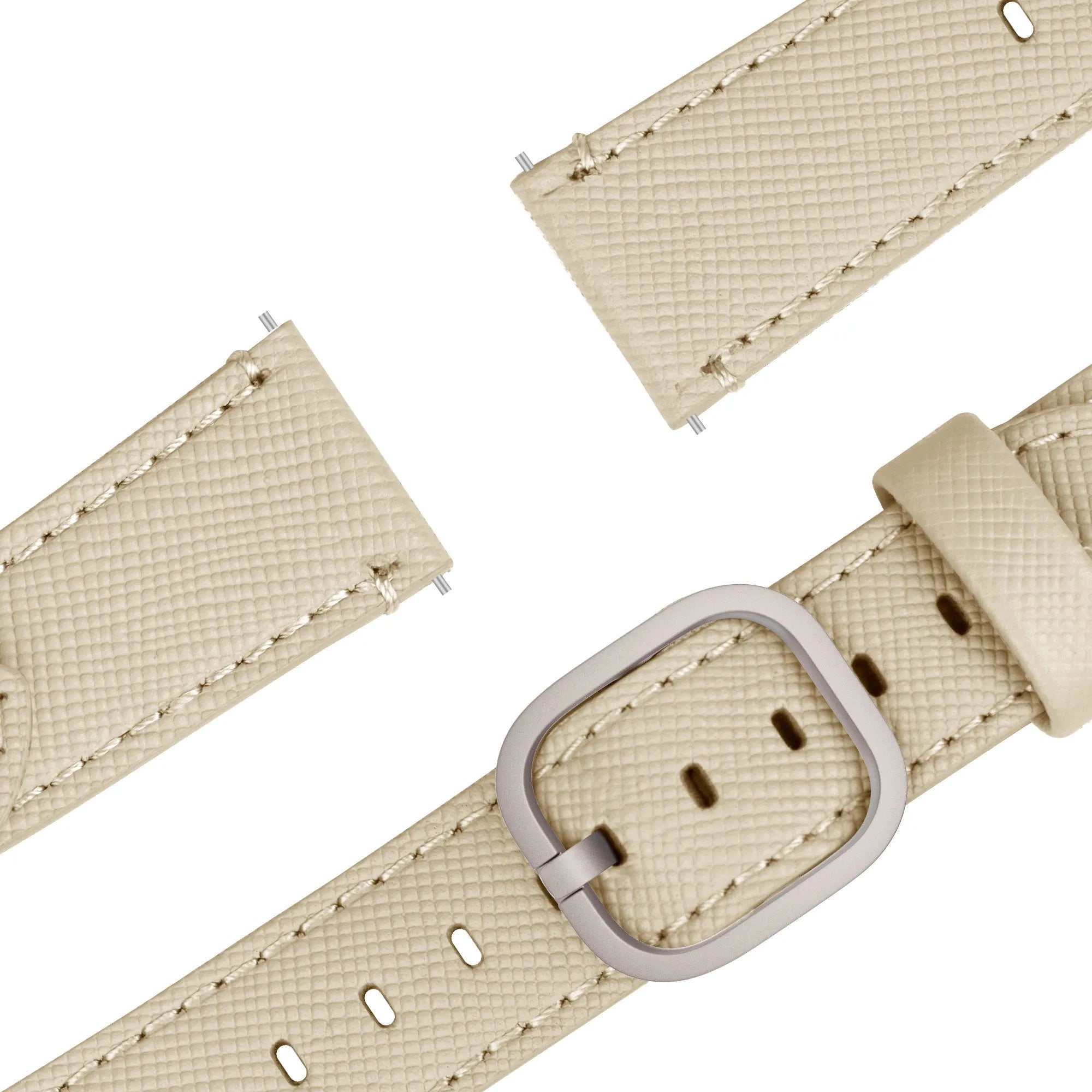 Bandz Suunto 9 Peak Pro lederen band 'Deluxe' (kaki)