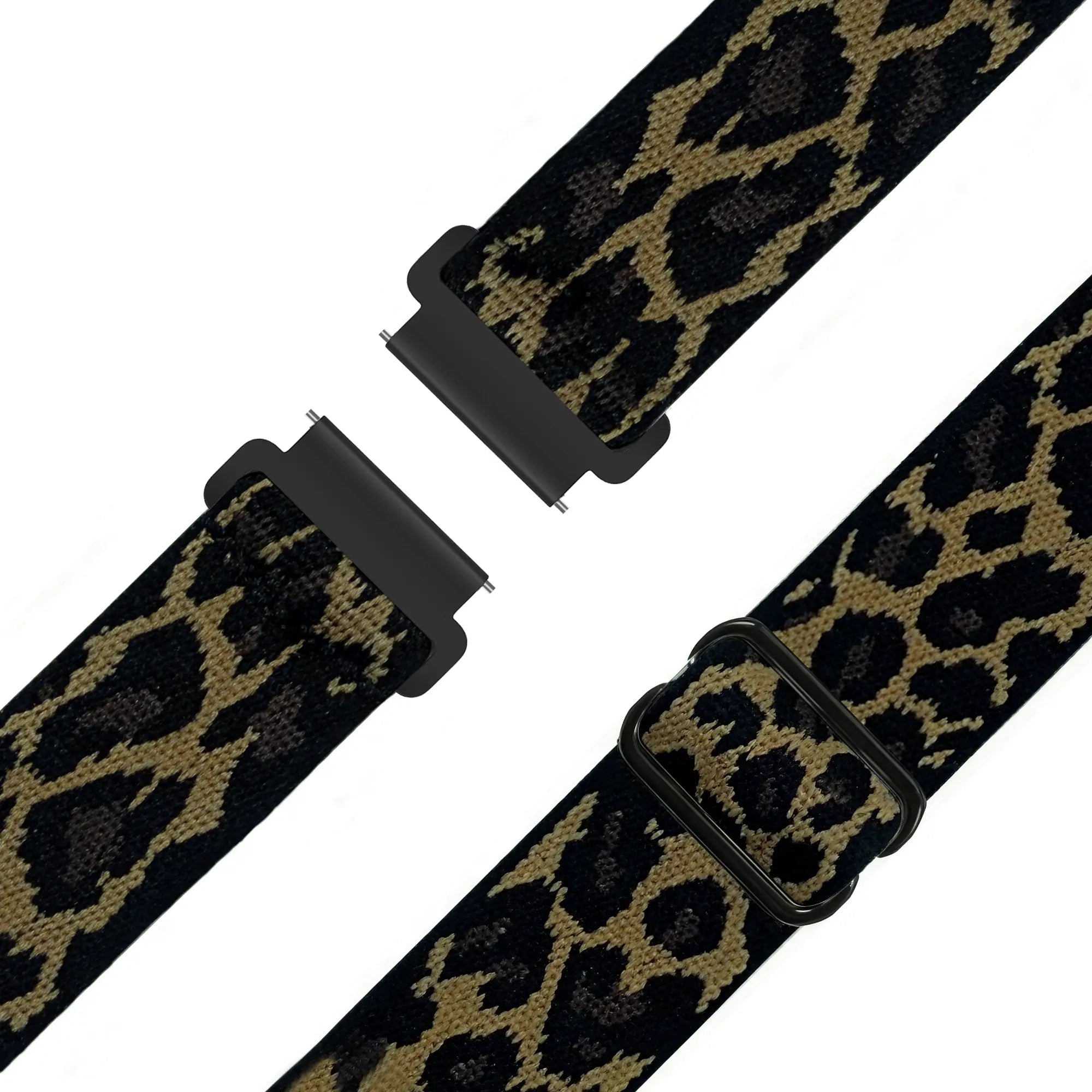 Bandz Garmin Venu 3s Elastic Nylon Strap (Leopard)