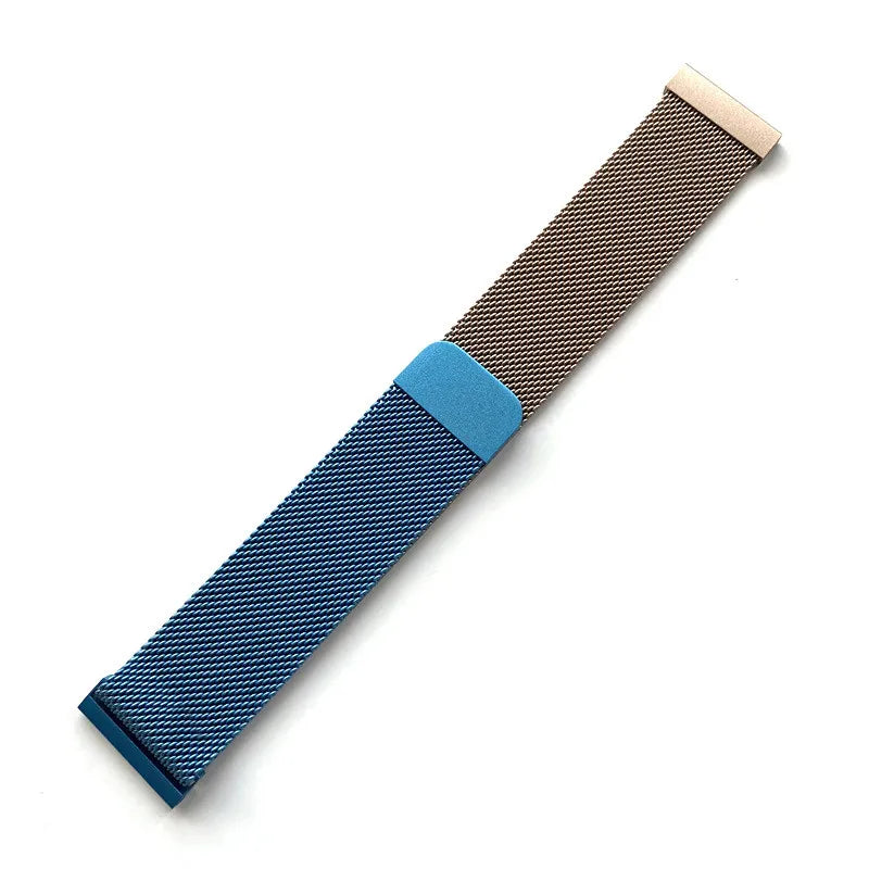 OnePlus Watch 4 - 47mm Milanese band (blauw/goud)