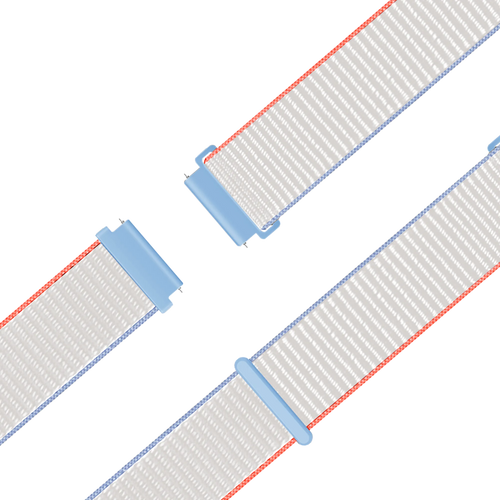 Bandz Garmin Forerunner 265s nylon loop band (milk white)