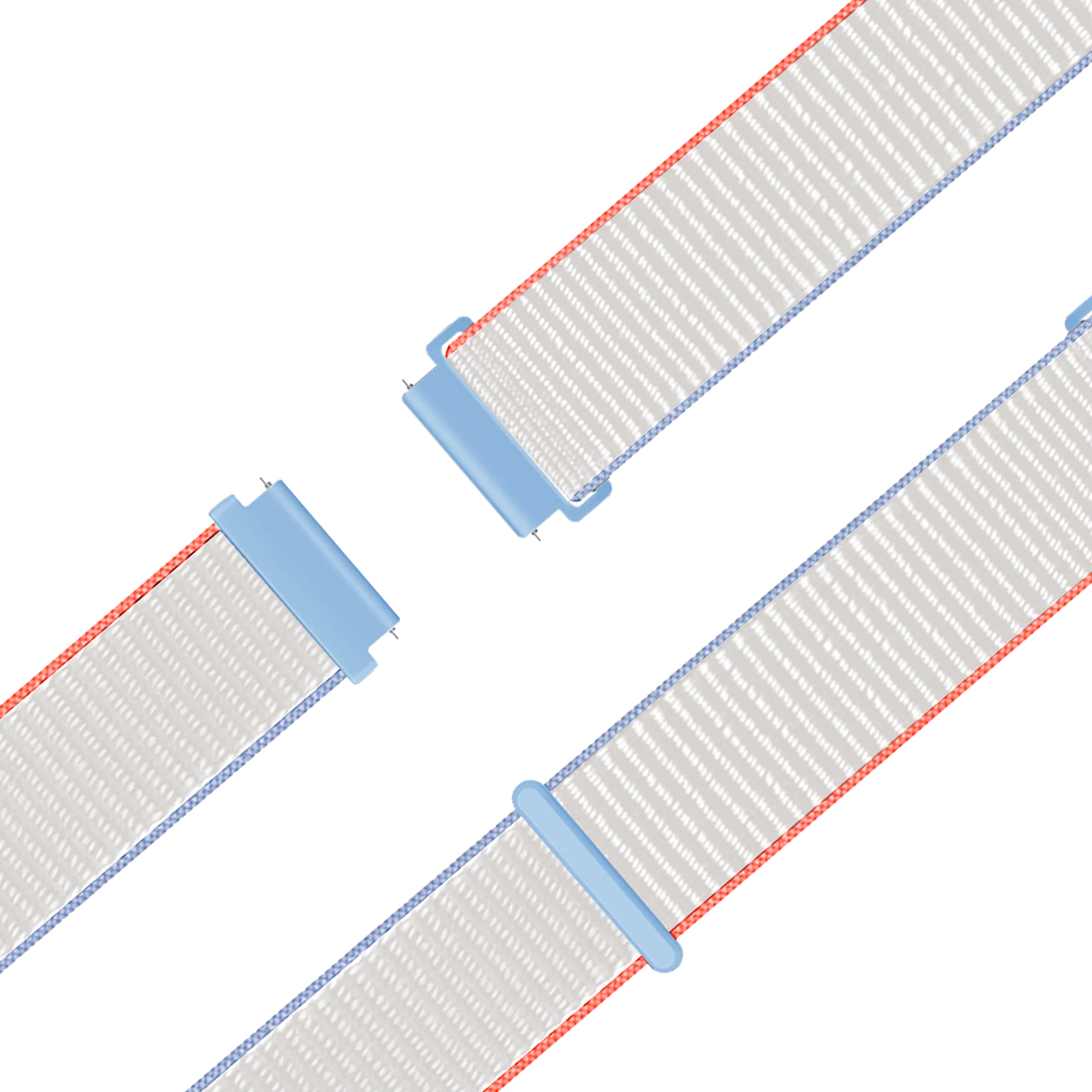 Bandz Garmin Forerunner 265s nylon loop band (milk white)