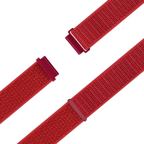Bandz Garmin Forerunner 70 nylon loop band (rood)