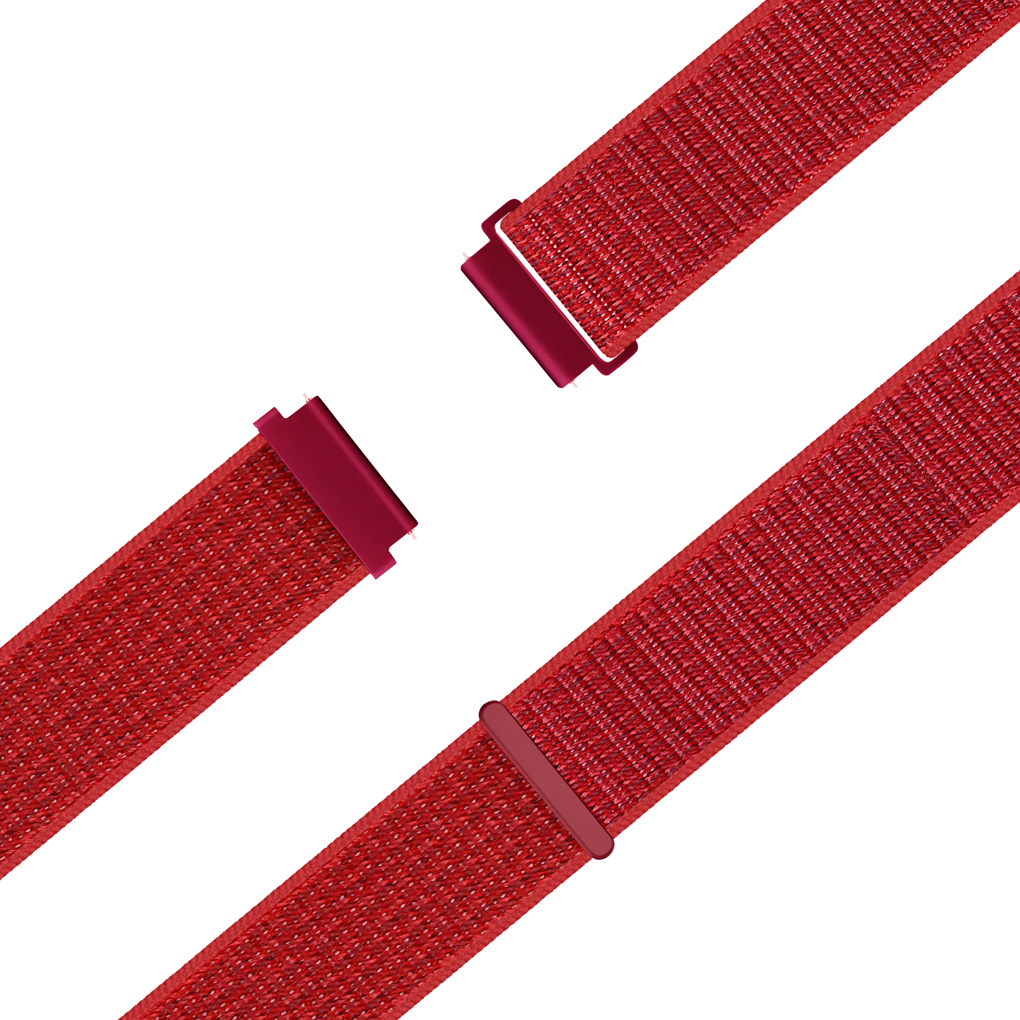 Bandz Garmin Forerunner 70 nylon loop band (rood)
