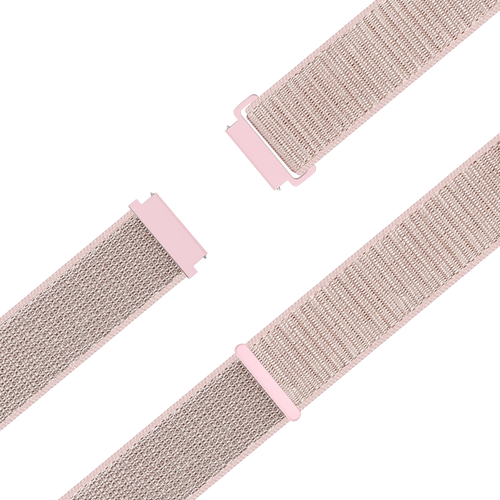 Bandz Garmin Forerunner 265s Nylon Loop Strap (Rose Gold)