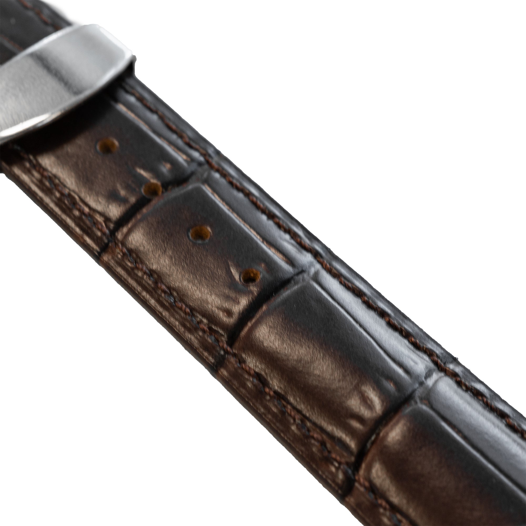Amazfit Active 2 Luxury Leather Strap (Dark Brown)
