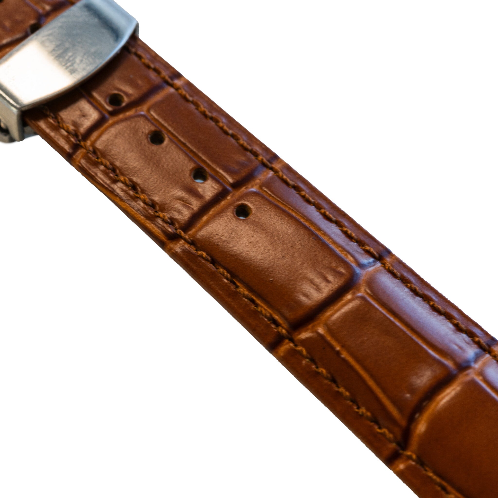 Samsung Galaxy Watch 4 Classic 46mm luxe leren bandje (bruin)