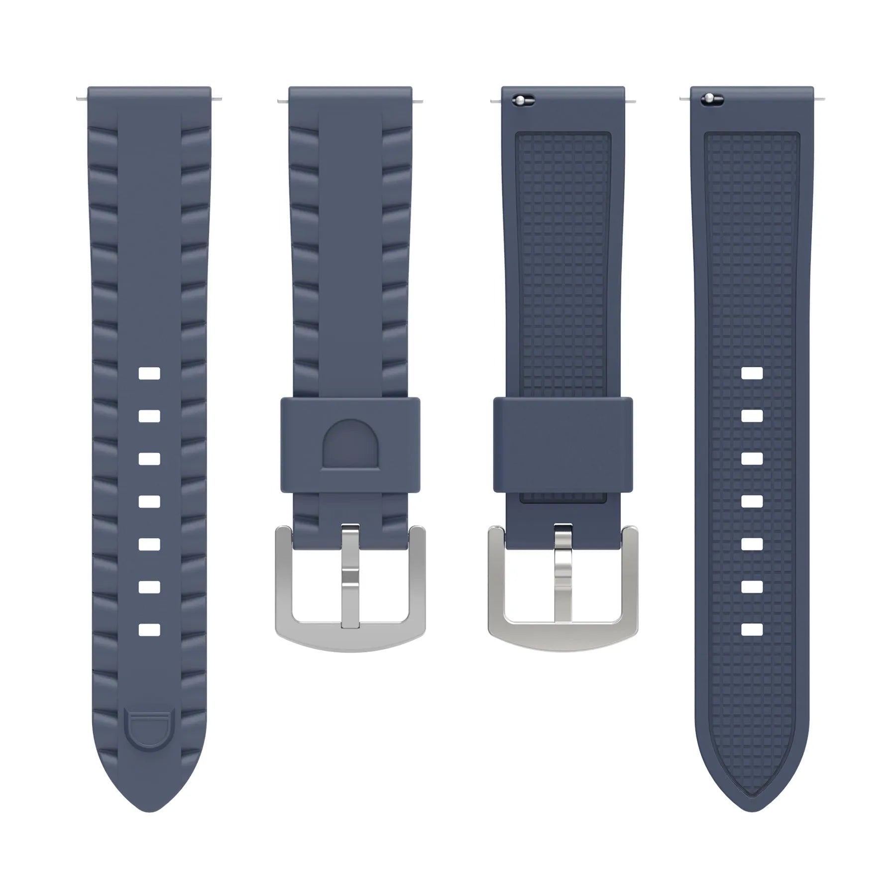 Coros Apex 4 - 46mm wave siliconen bandje (grijs)