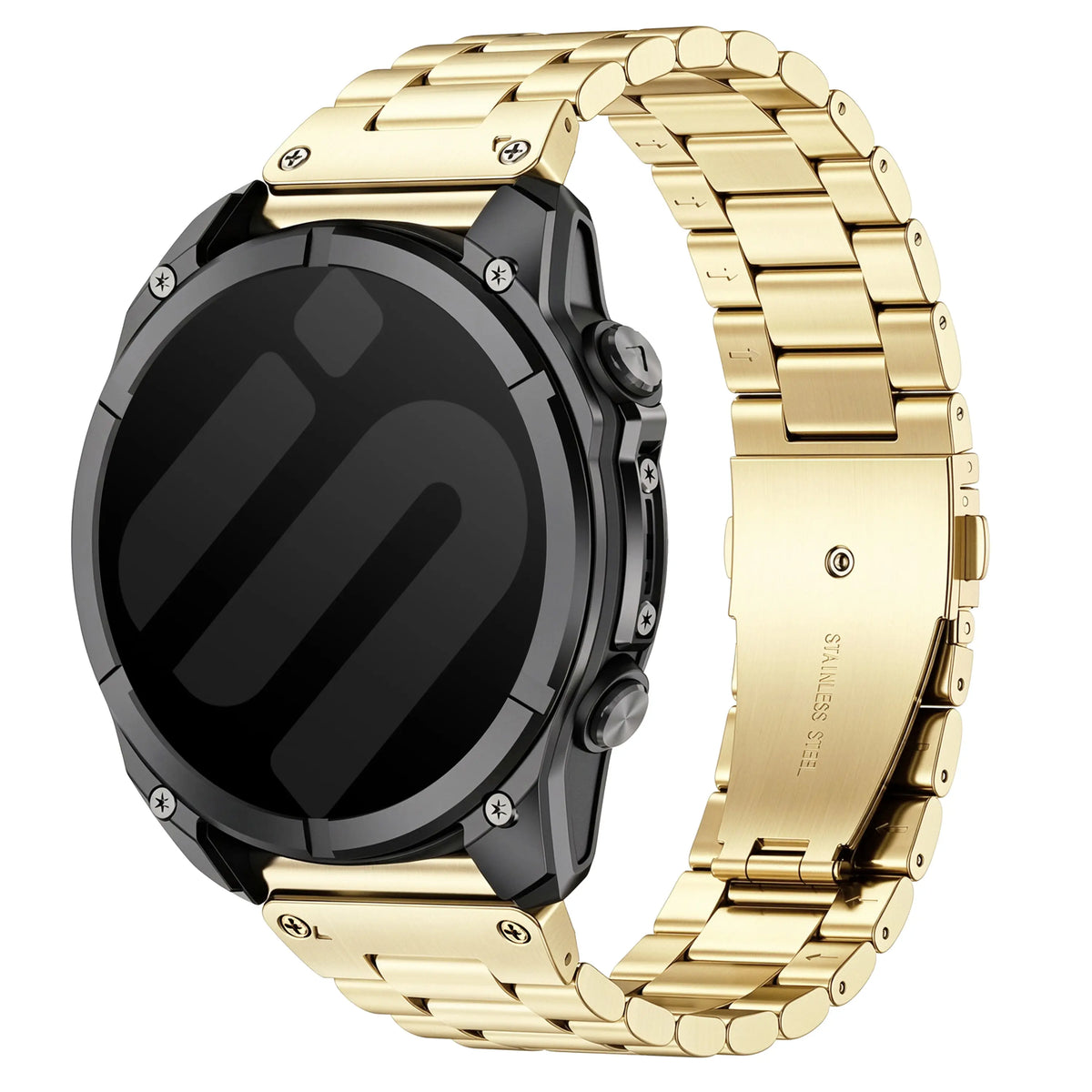 Garmin Approach S72 - 43mm premium stalen band (champagne)