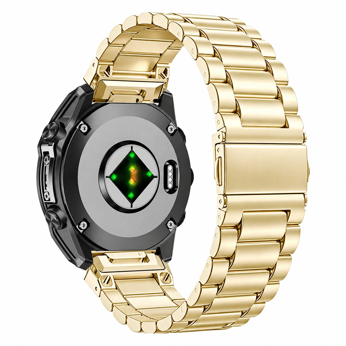 Garmin Approach S72 - 43mm premium stalen band (champagne)