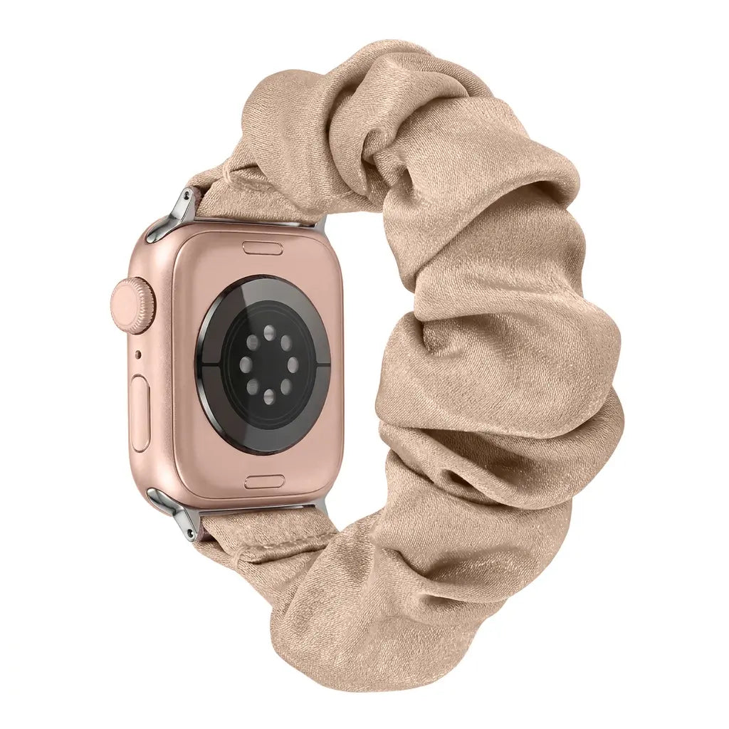 Apple Watch Scrunchie Strap (Champagne)