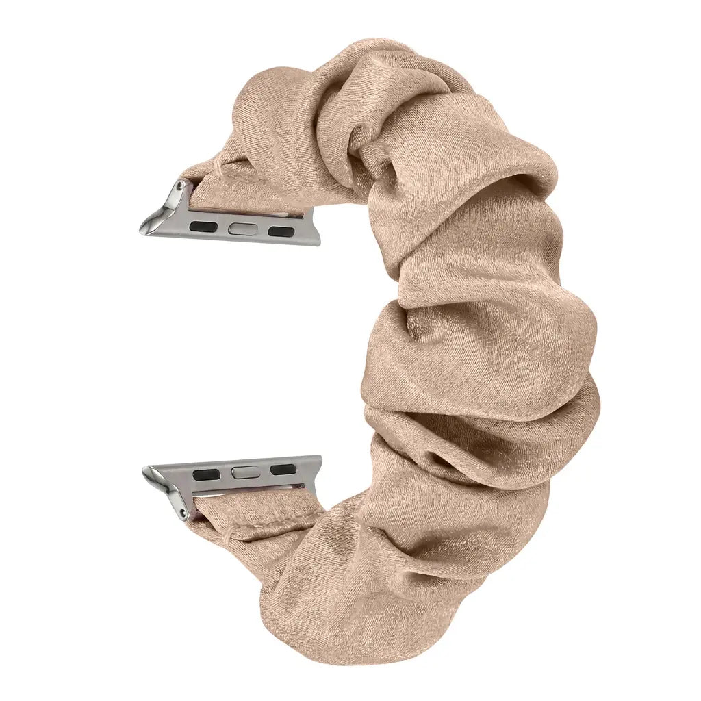Apple Watch Scrunchie Strap (Champagne)