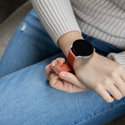 Samsung Galaxy Watch 6 - 40mm Milanese band (oranje)