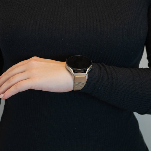 Bandz Amazfit Bip 3 (Pro) Milanese Loop Strap (Champagne)