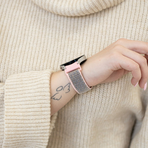 Nylon Strap 'One Push', pink, lifestyle photo