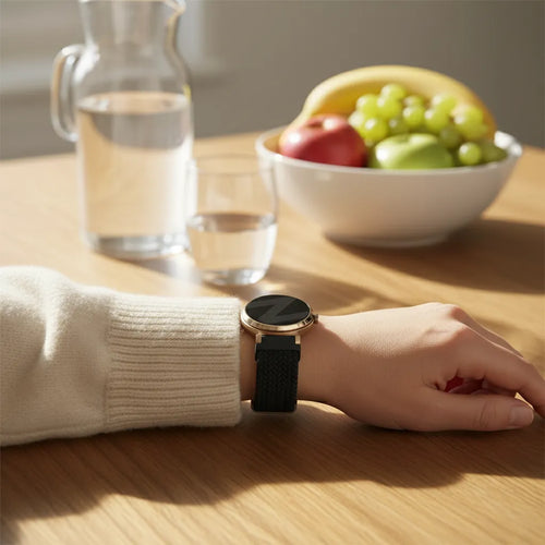 Woven Nylon Strap, black, lifestyle photo