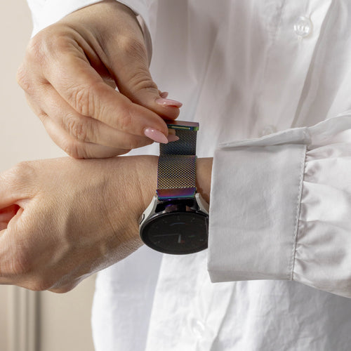 Oppo Watch X2 Mini Milanese band (regenboog)