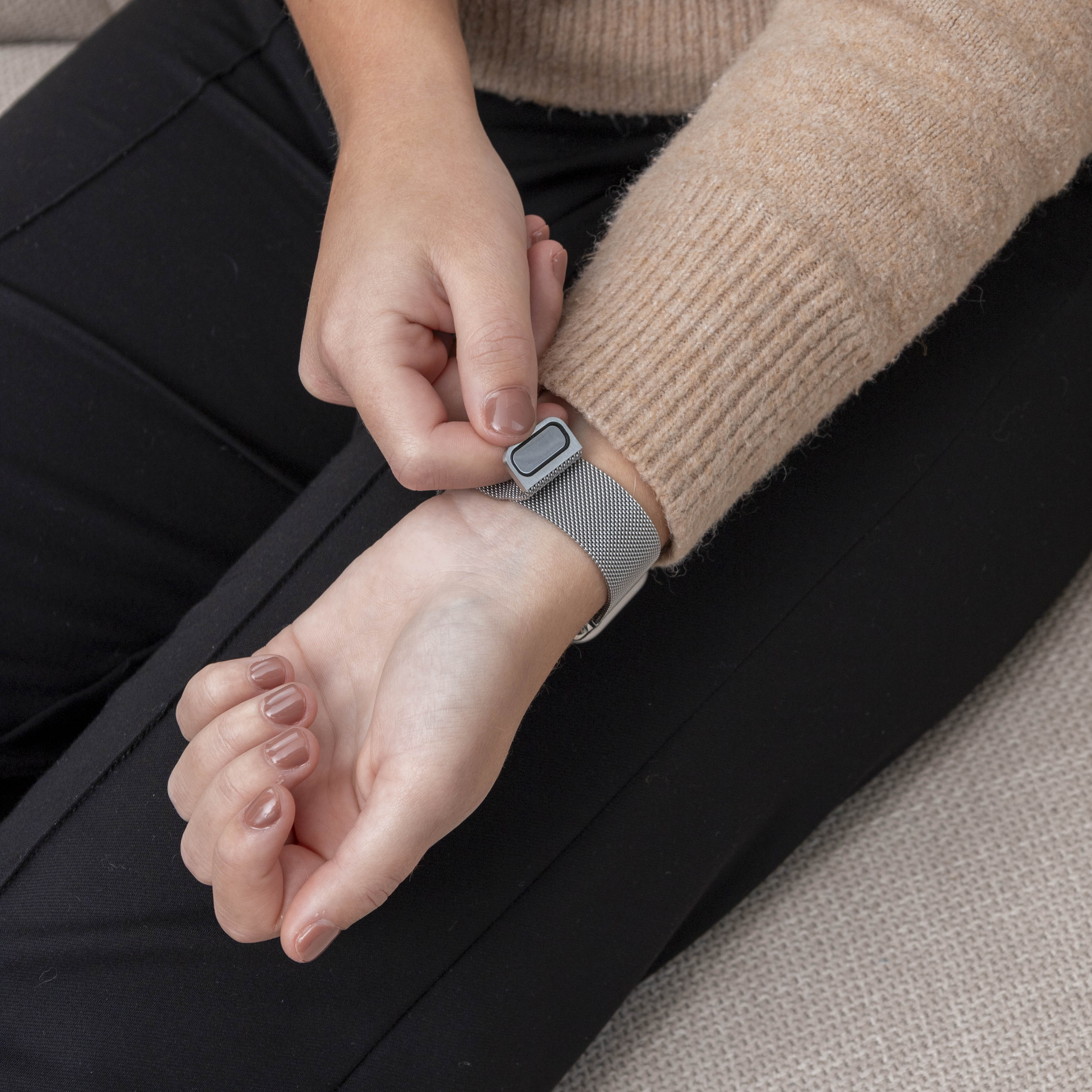 Huawei Watch Fit 5 Pro Milanese band (zilver)