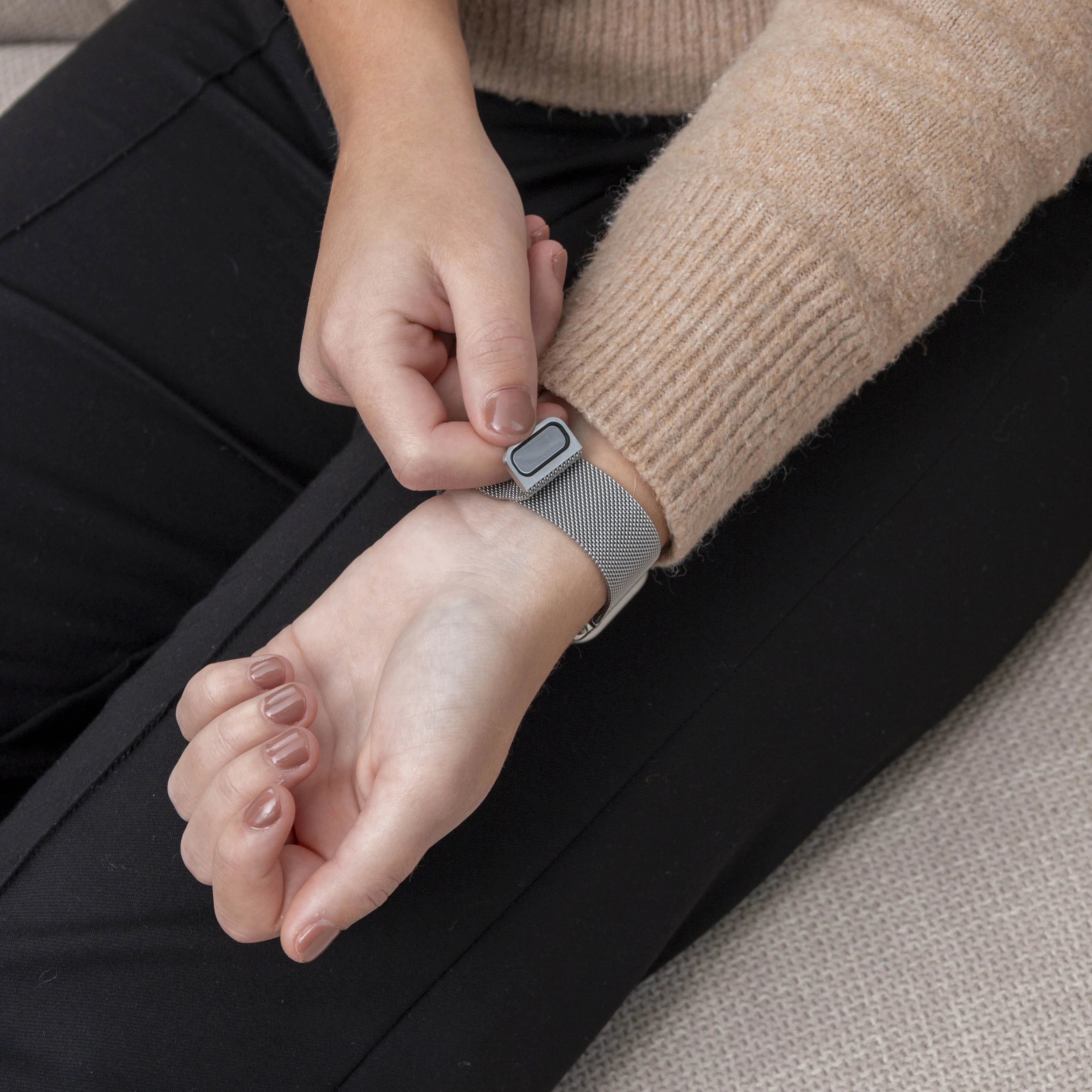 Fitbit Inspire 3 Milanese band (zilver)