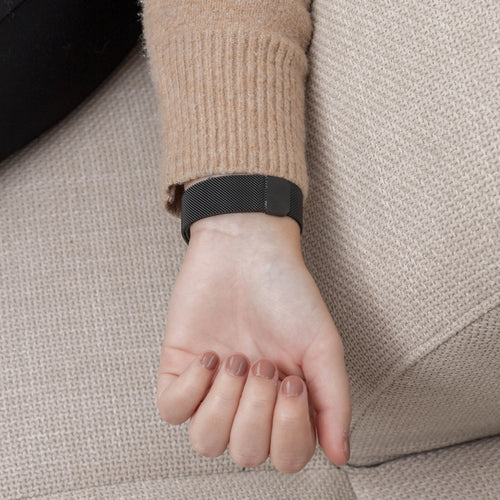 Fitbit Inspire 3 Milanese band (zwart)
