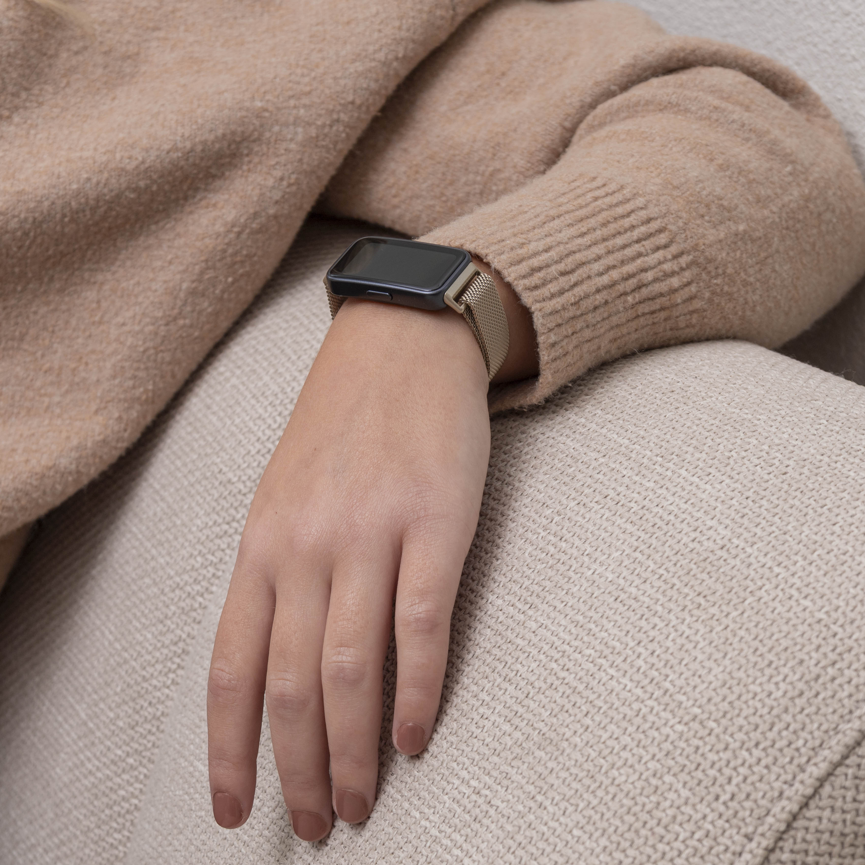 Huawei Band 10 Milanese band (champagne)