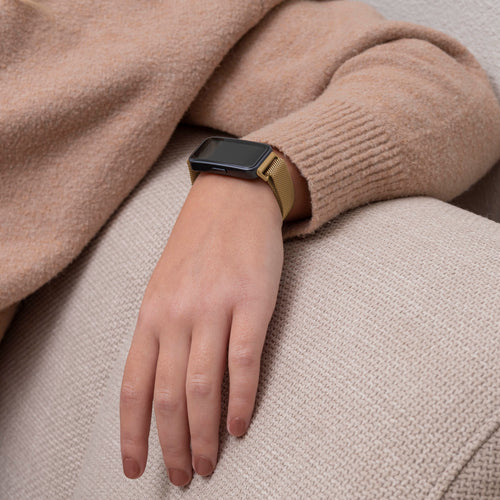 Huawei Band 9 Milanese band (goud)