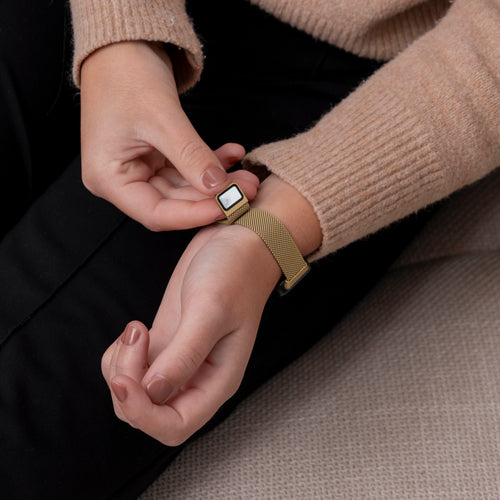 Huawei Band 9 Milanese band (goud)