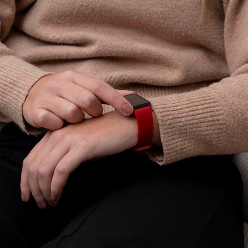 Samsung Galaxy Fit 3 siliconen bandje (rood)
