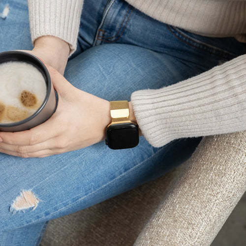Apple Watch milanese band (goud)