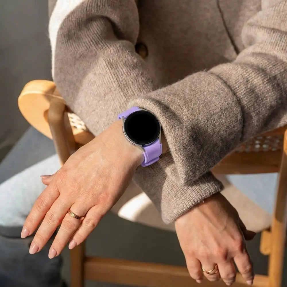 Samsung Galaxy Watch 4 - 40mm siliconen band (lila)