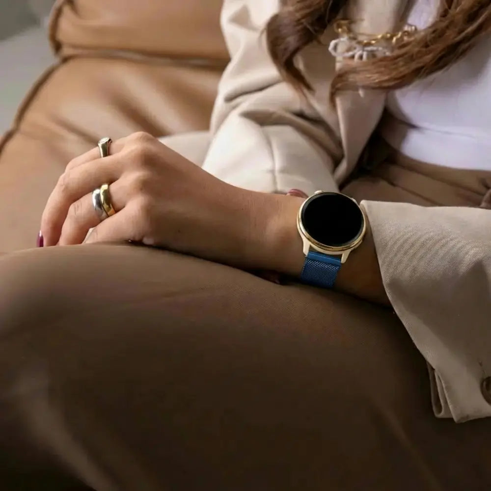 Samsung Galaxy Watch 42mm Milanese band (blauw)