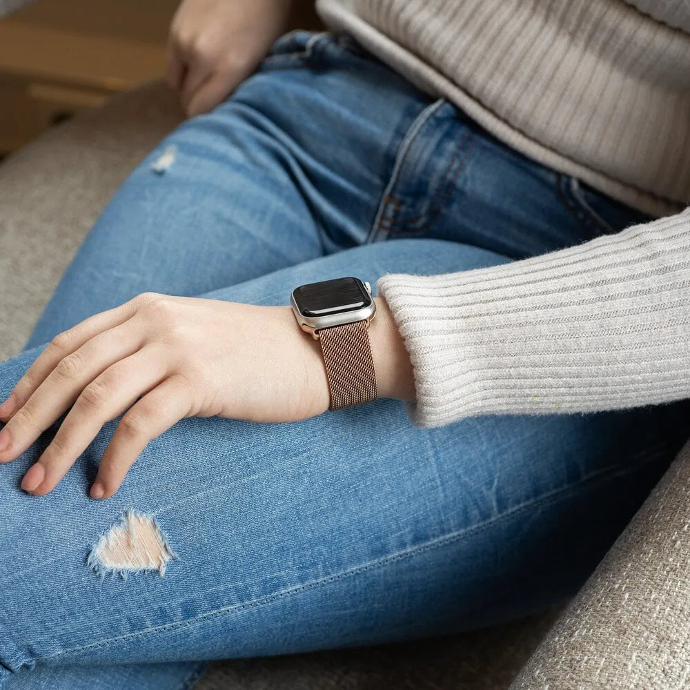 Apple Watch Milanese band (rosé)
