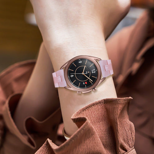 Metal Resin Strap, pink, lifestyle photo