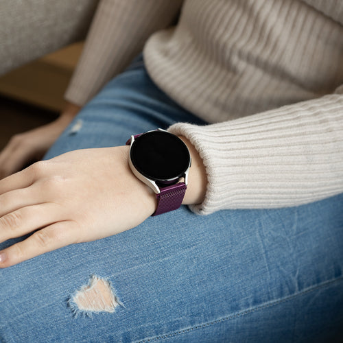 Samsung Galaxy Watch 7 - 44mm Milanese band (paars)