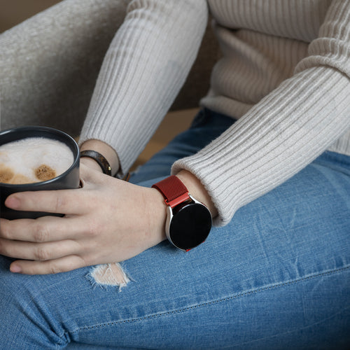 Samsung Galaxy Watch 5 Pro Milanese band (rood)