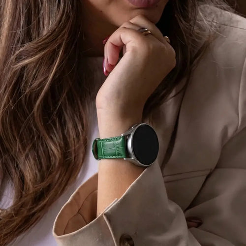 Xiaomi Amazfit Bip Leather Strap Crocodile Grain (Green)