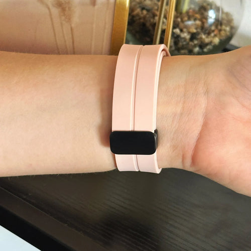 D-Buckle Silicone Strap, light pink, lifestyle photo